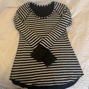 Striped Lululemon Long sleeve